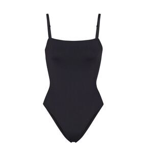 SKIMS SHAPING ONE PIECE SWIMSUIT CAMI ONYX 4X NWT